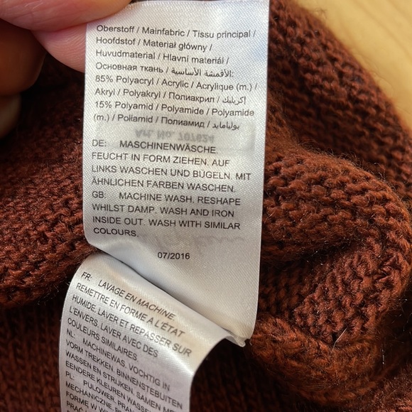 Ulla Popken Brown V Neck Sweater, EUC - Picture 9 of 11